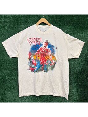 Cannibal Corpse Eaten Back to Life Death Metal Band T-Shirt Size Extra Large